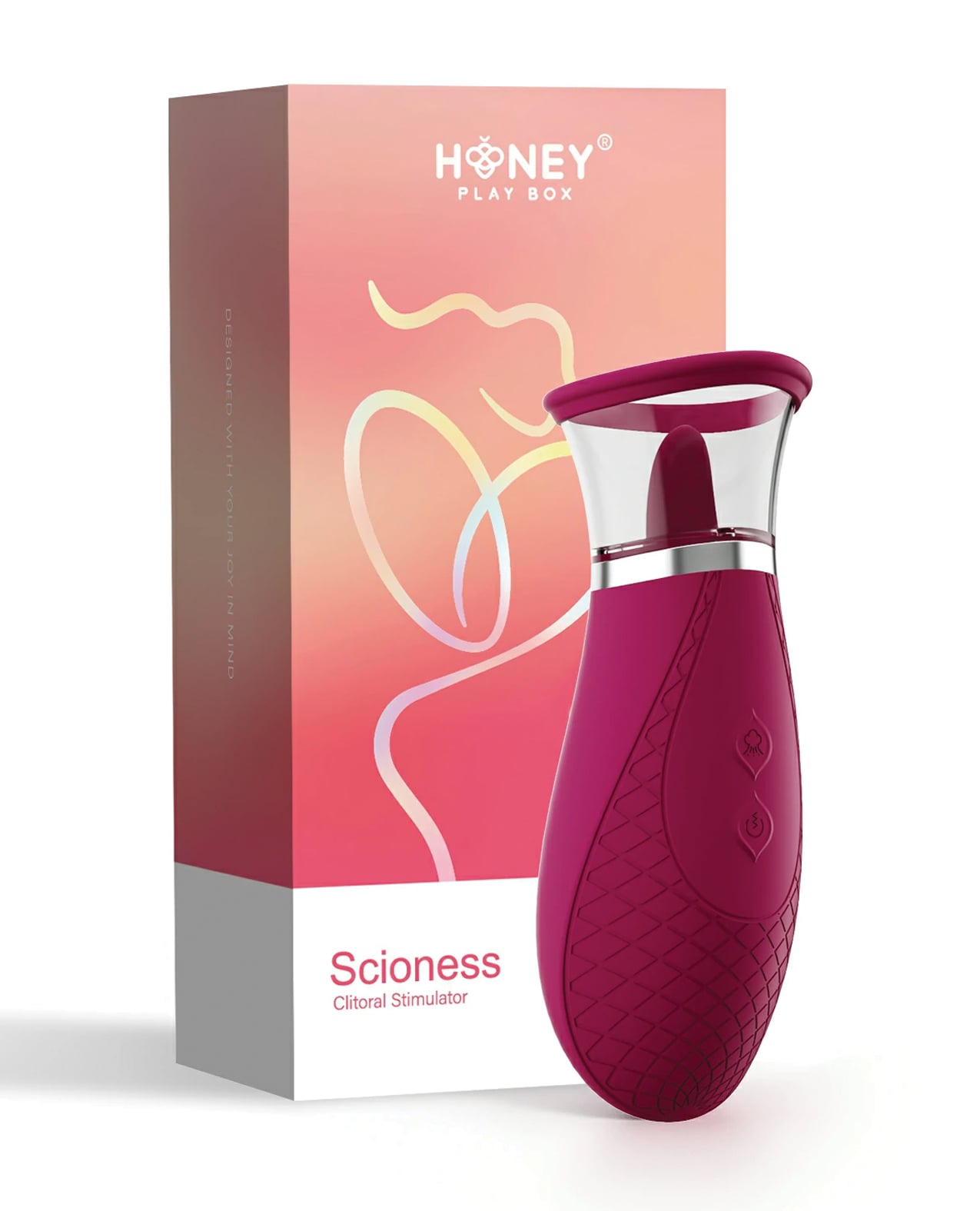 Honey Play Box - Scioness Sucking & Licking Clitoral Stimulator (Pink) - Pink