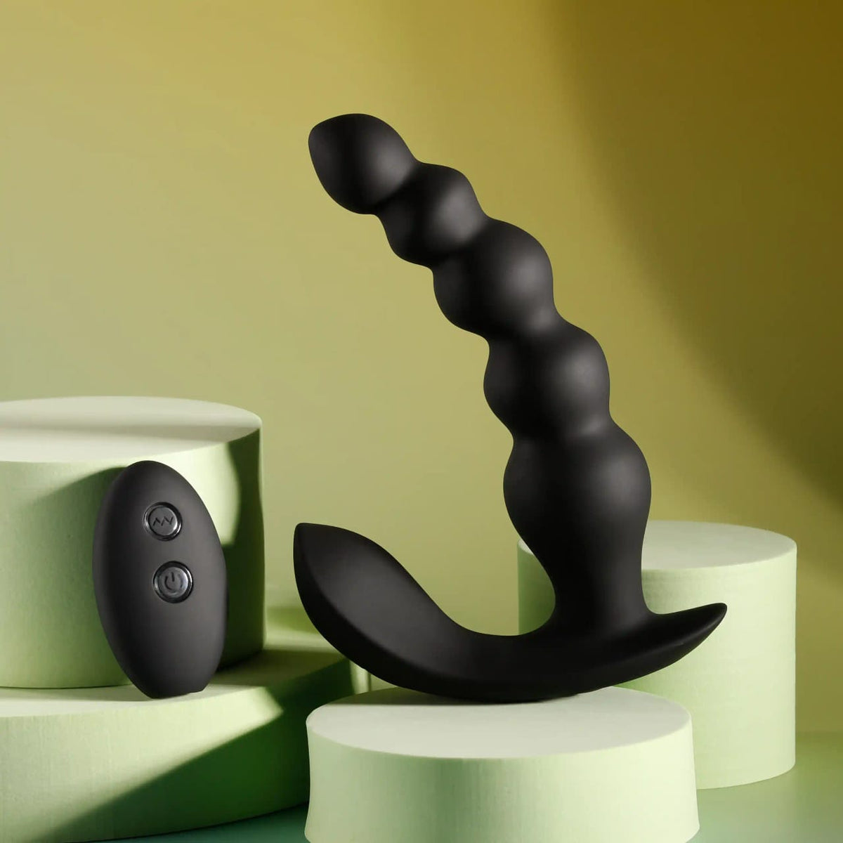 Evolved - Bead Me Up Remote-Controlled Vibrating Anal Beads (Black) EV1213 Durio.sg