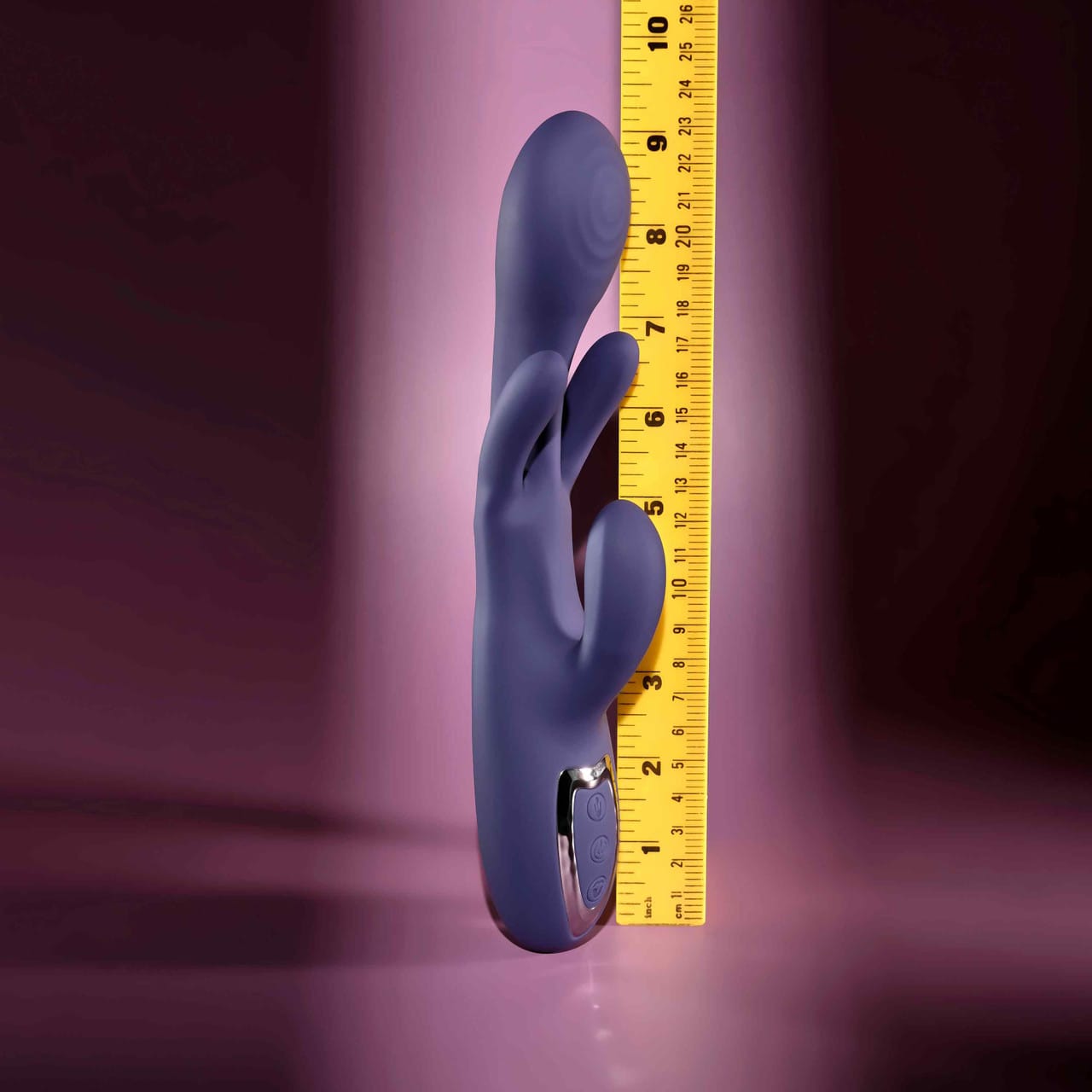 Evolved - Bow Down Rechargeable Rabbit Vibrator (Purple) EV1217 Durio.sg