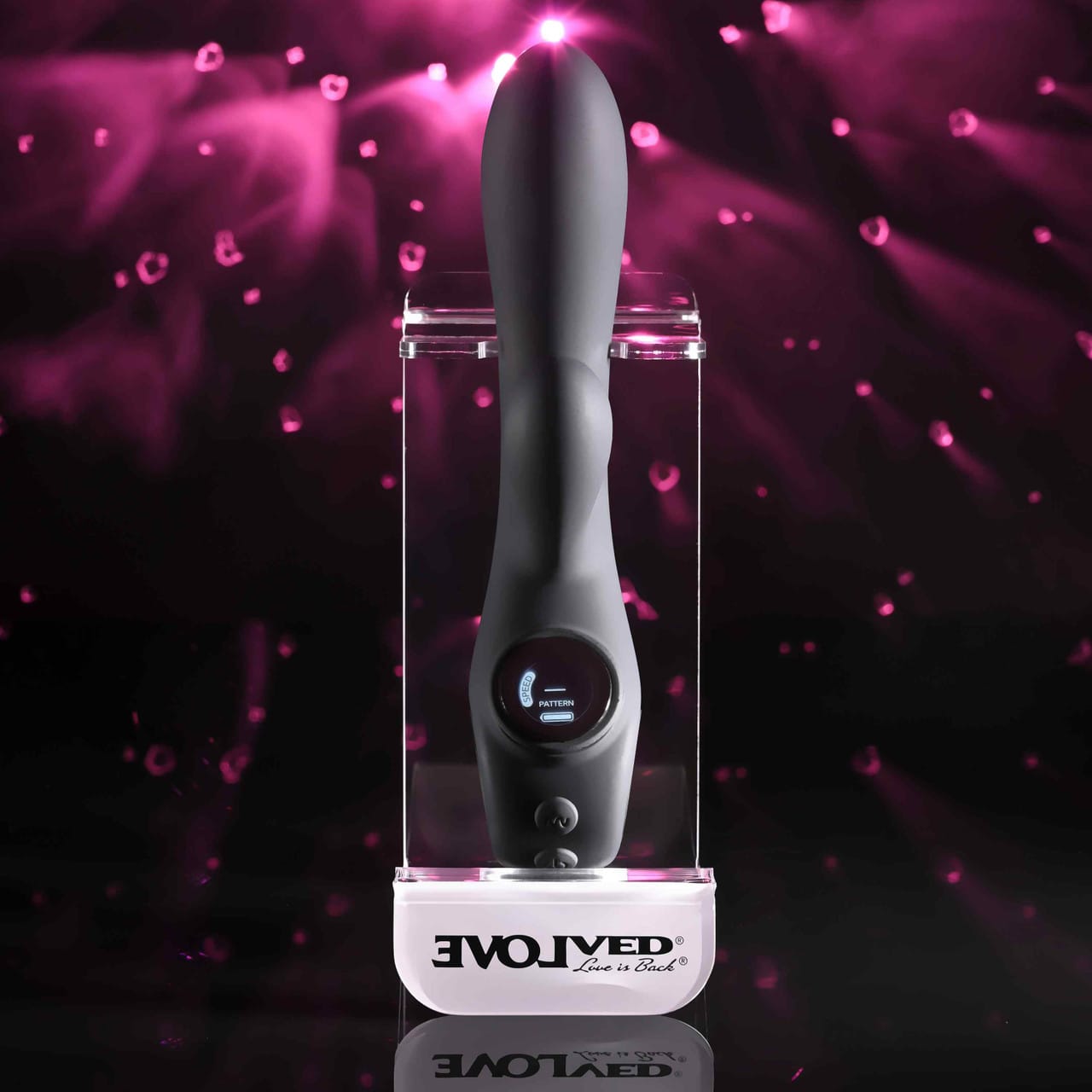 Evolved - Black Magic Rechargeable Dual-Stimulation Vibrator (Black) EV1218 Durio.sg