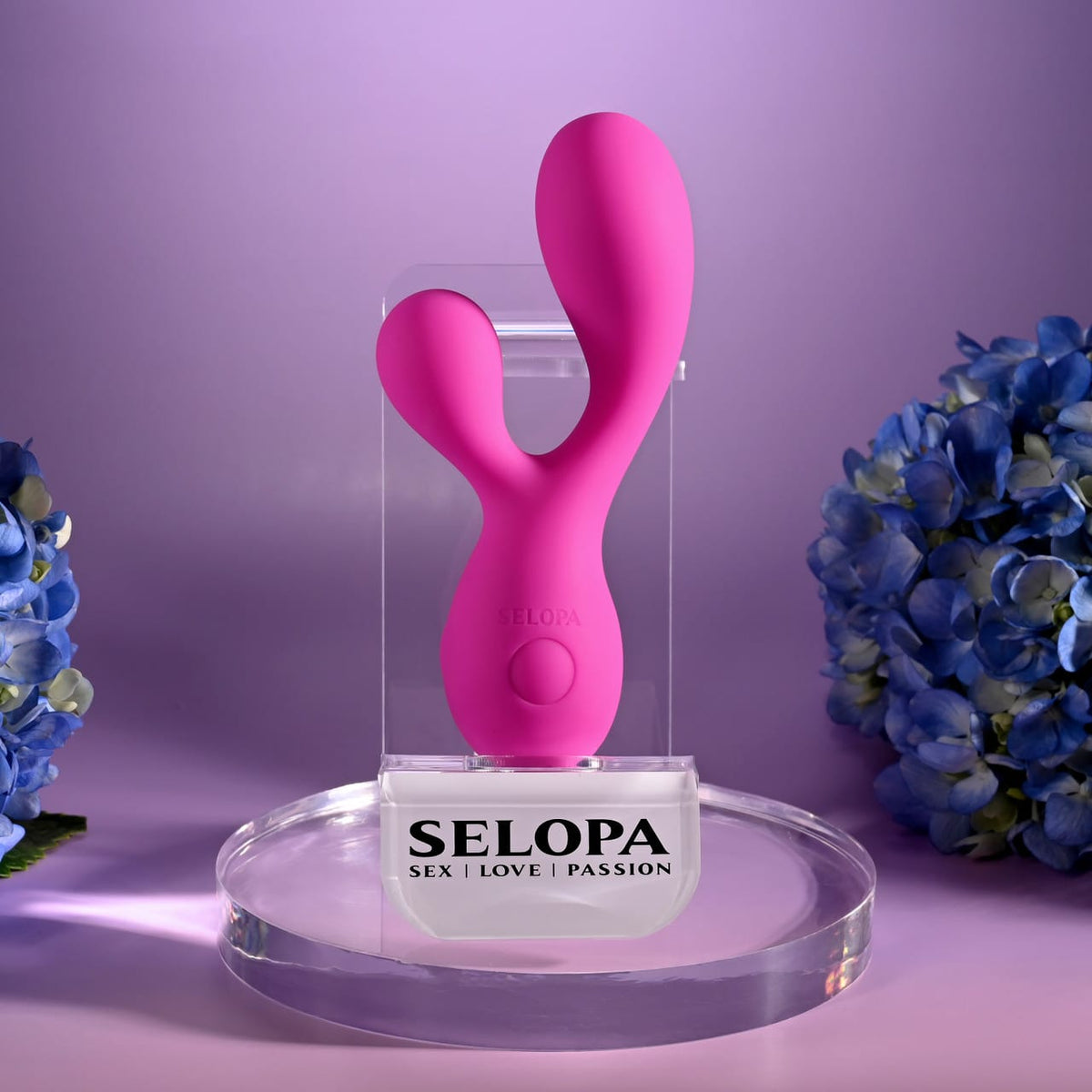 SELOPA - My Buddy Rechargeable Double-Ended Vibrator (Pink) EV1224 Durio.sg
