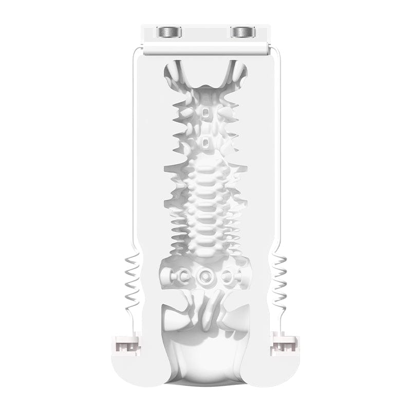 AK - Super S1 Heat Thrusting Masturbator (White) -  Masturbator Soft Stroker (Vibration) Rechargeable  Durio.sg