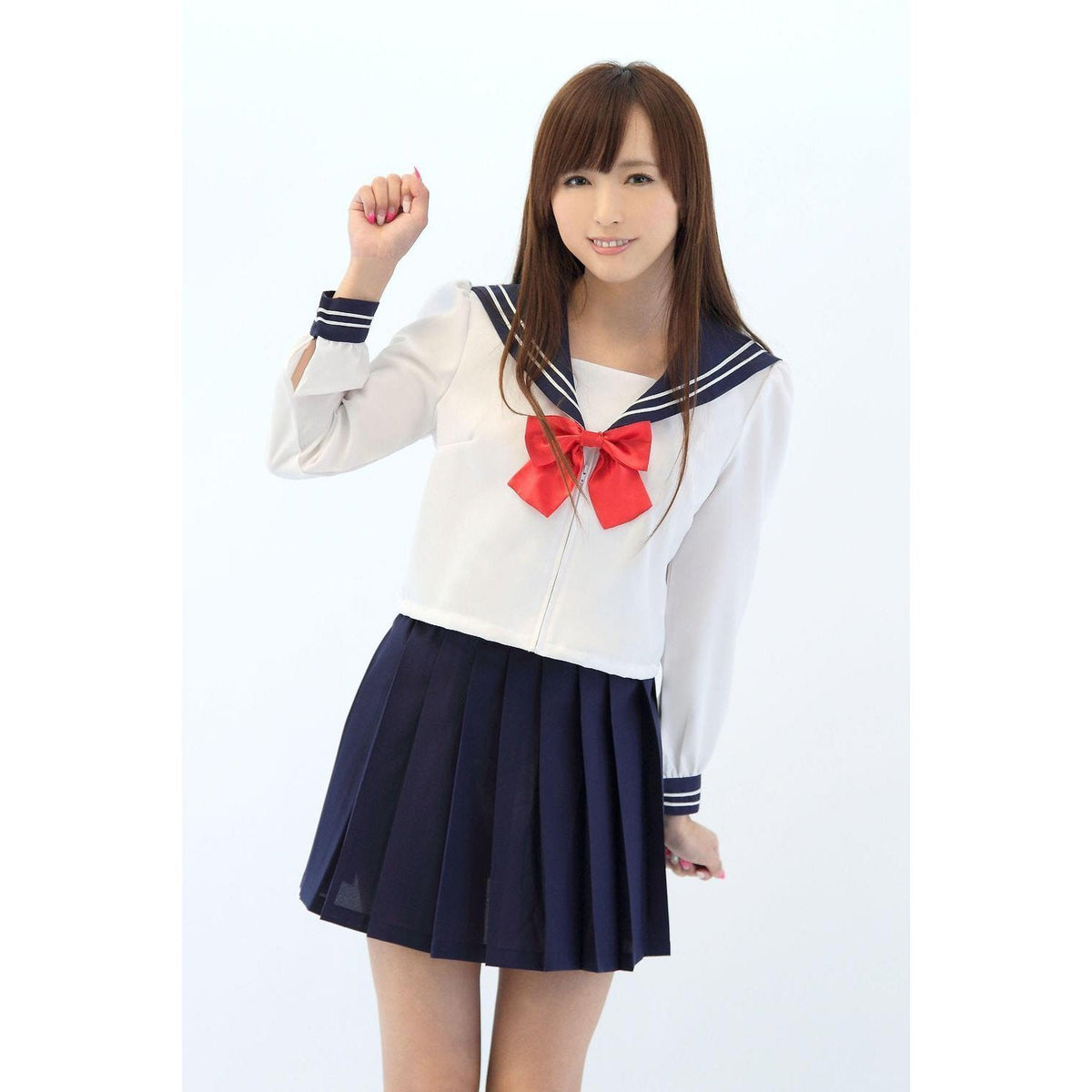 A&amp;T - AKIBA Innocent Long Sleeve Sailor Costume Suit (Multi Colour) -  Costumes  Durio.sg