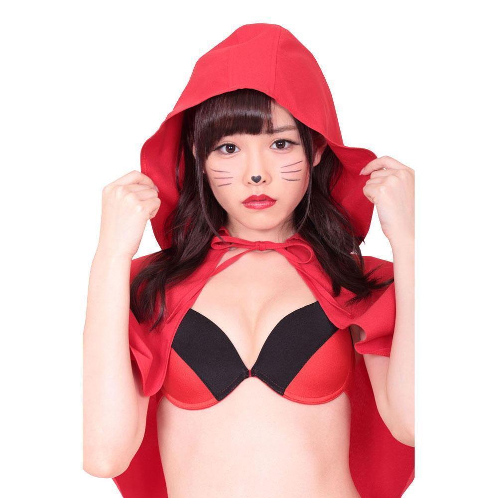 A&T - Red Riding-Hood Bikini Costume (Multi Colour) -  Costumes  Durio.sg