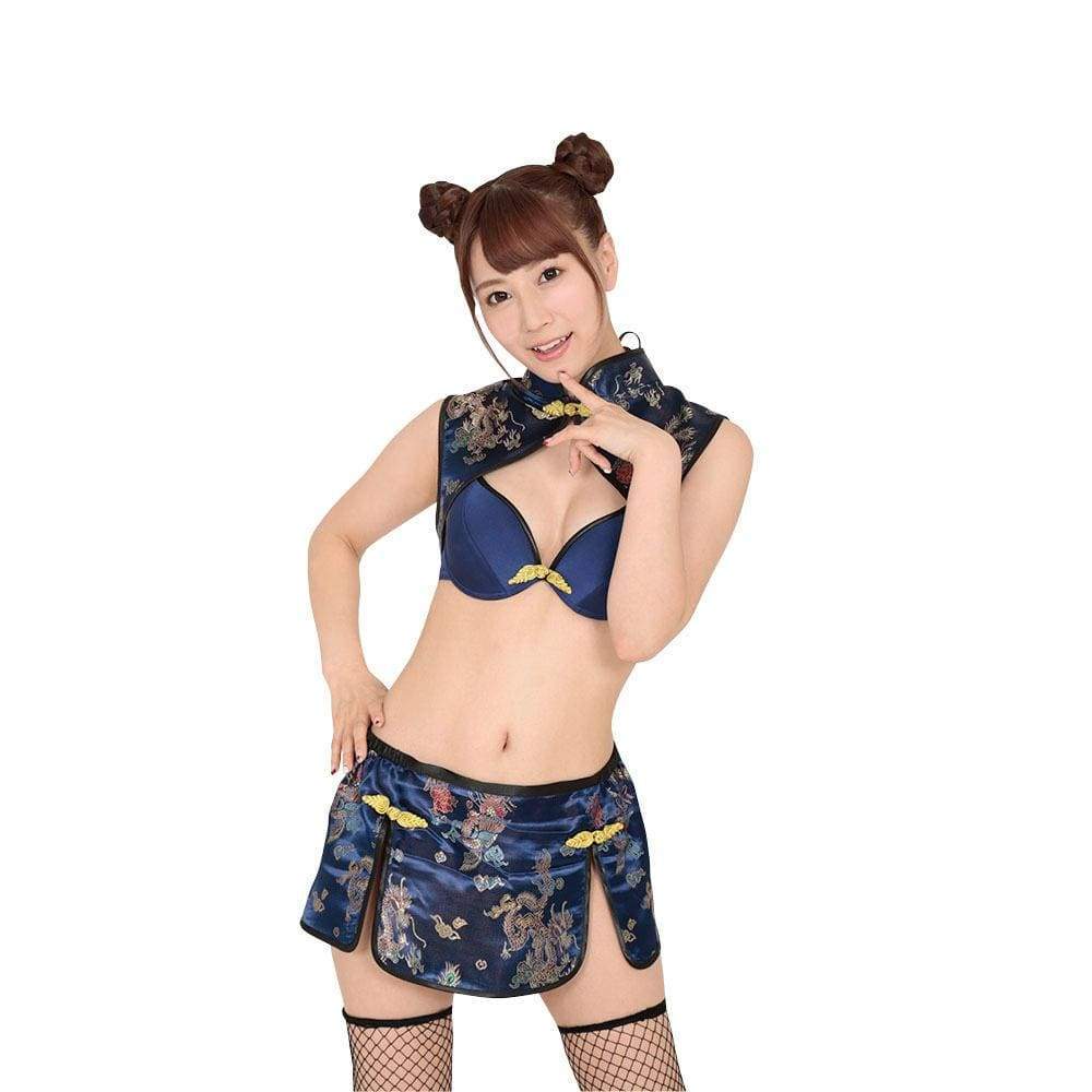 A&amp;T - Togenkyo China CheongSam Bikini Costume (Blue) -  Costumes  Durio.sg