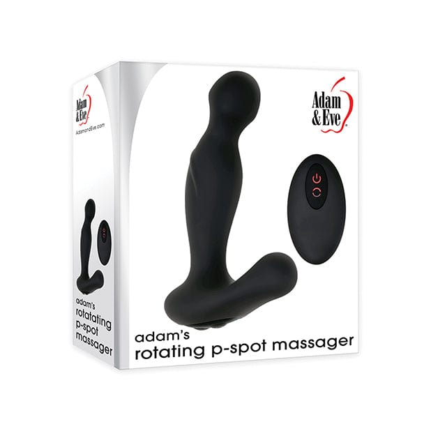 Adam &amp; Eve - Adam&#39;s Remote Control Rotating P Spot Prostate Massager (Black) -  Prostate Massager (Vibration) Rechargeable  Durio.sg