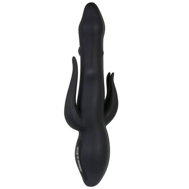 Adam & Eve - Eve's Bad Bad Bunny Triple Vibrator (Black) -  Rabbit Dildo (Vibration) Rechargeable  Durio.sg