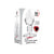 Adam & Eve - Red Heart Gem Glass Anal Plug - Clear Glass Anal Plug (Non Vibration) 844477020037 Durio.sg