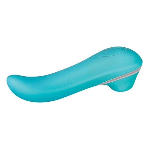 Adam & Eve - The French Kiss Her Suction Clitoral Stimulator (Teal) -  Clit Massager (Vibration) Rechargeable  Durio.sg