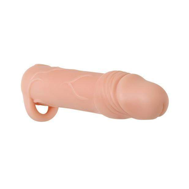 Adam & Eve - True Feel Penis Extension 2.25" (Beige) -  Cock Sleeves (Non Vibration)  Durio.sg