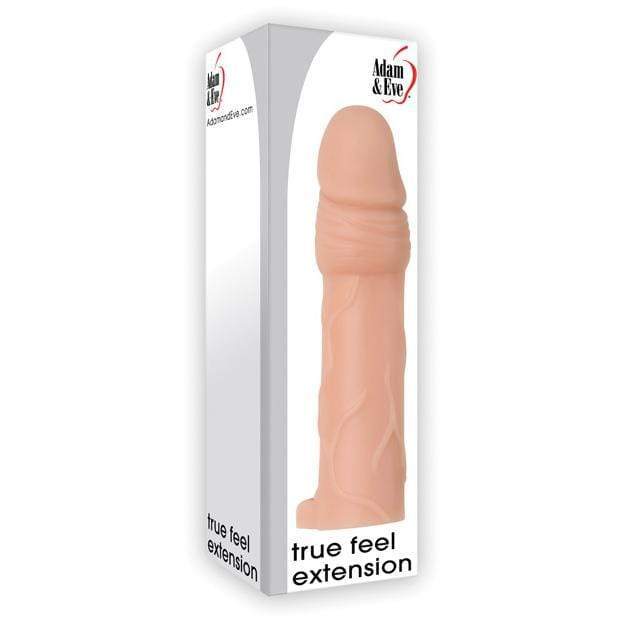 Adam &amp; Eve - True Feel Penis Extension 2.25&quot; (Beige) -  Cock Sleeves (Non Vibration)  Durio.sg