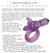 Adam & Eve - Vibrating Clitoral Tongue Cock Ring (Purple) -  Rubber Cock Ring (Vibration) Non Rechargeable  Durio.sg