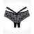 Allure Lingerie - Adore Heartbreaker Panty O/S (Black) -  Panties  Durio.sg