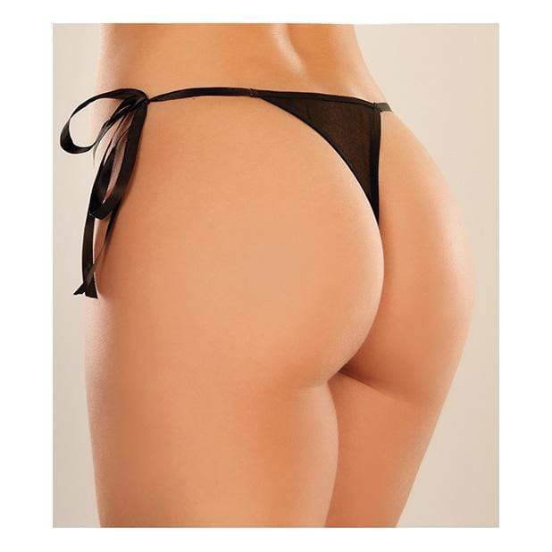 Allure Lingerie - Adore Lolita Panty O/S (Black) -  Crotchless Panties  Durio.sg