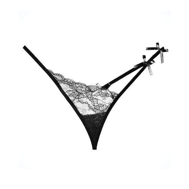 Allure Lingerie - Adore Pixie Panty O/S (Black) -  Panties  Durio.sg