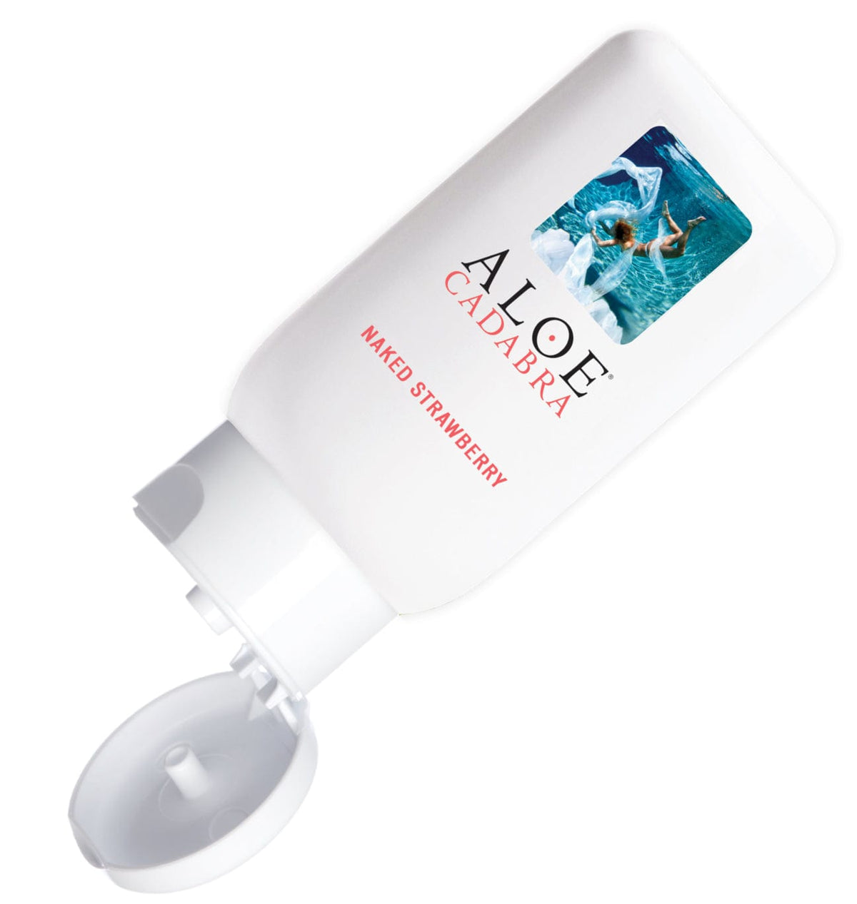 Aloe Cadabra - Organic Lubricant Flavored 2.5 oz (Naked Strawberry) -  Lube (Water Based)  Durio.sg