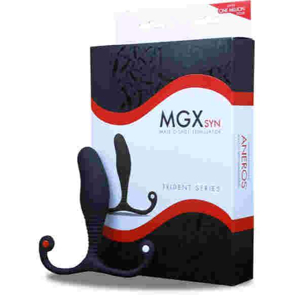 Aneros - MGX Syn Trident Prostate Massager (Black) -  Prostate Massager (Non Vibration)  Durio.sg