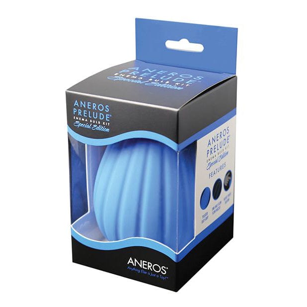 Aneros - Prelude Enema Bulb Kit Special Edition (Blue) -  Anal Douche (Non Vibration)  Durio.sg
