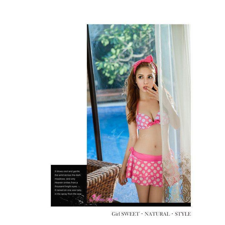 Anna Mu - Sweet Girl Swimwear NA14070006 (Pink) -  Swimwear  Durio.sg