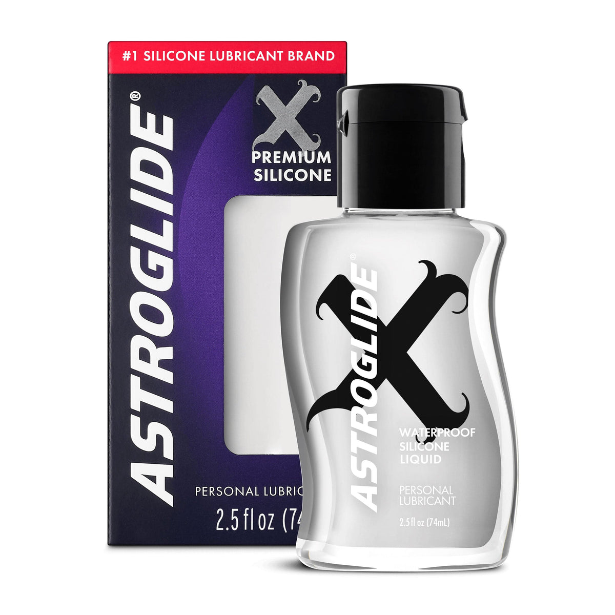 Astroglide - X Premium Silicone Liquid Personal Lubricant - 74ml Lube (Silicone Based) 1230000007405 Durio.sg