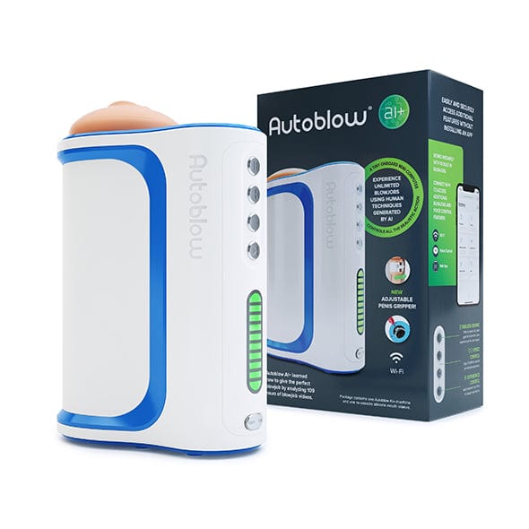 Autoblow - A.I+ Machine Hands Free App-Controlled Masturbator (White) -  Masturbator (Hands Free) AC Powered  Durio.sg