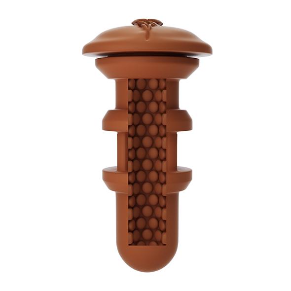 Autoblow - A.I Silicone Vagina Sleeve (Brown) -  Masturbator (Hands Free) AC Powered  Durio.sg