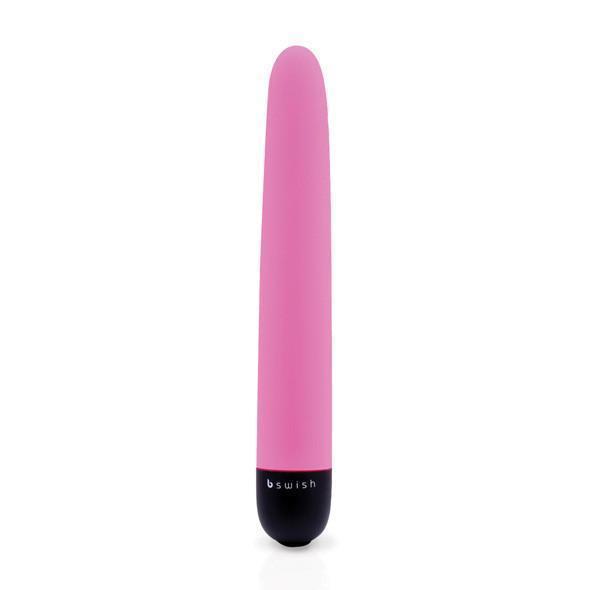 B Swish - Bgood Classic Vibrator (Pink) -  Non Realistic Dildo w/o suction cup (Vibration) Non Rechargeable  Durio.sg