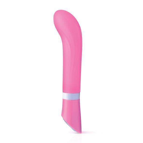 B Swish - Bgood Deluxe Curve Vibrator (Petal Pink) -  G Spot Dildo (Vibration) Non Rechargeable  Durio.sg