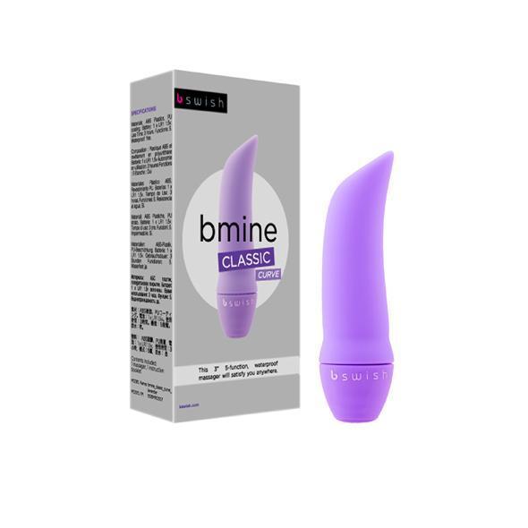 B Swish - Bmine Classic Curve Bullet Vibrator (Lavender) -  Bullet (Vibration) Non Rechargeable  Durio.sg