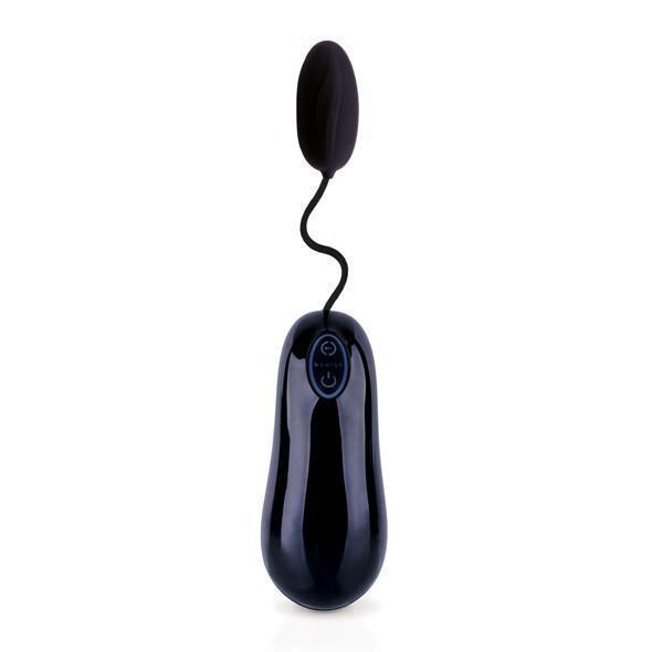 B Swish - Bnaughty Deluxe Egg Vibrator (Black) -  Wired Remote Control Egg (Vibration) Non Rechargeable  Durio.sg