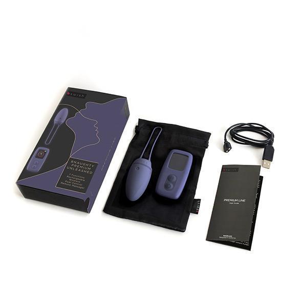 B Swish - Bnaughty Unleashed Premium Vibrating Egg Vibrator (Blue) -  Wired Remote Control Egg (Vibration) Non Rechargeable  Durio.sg