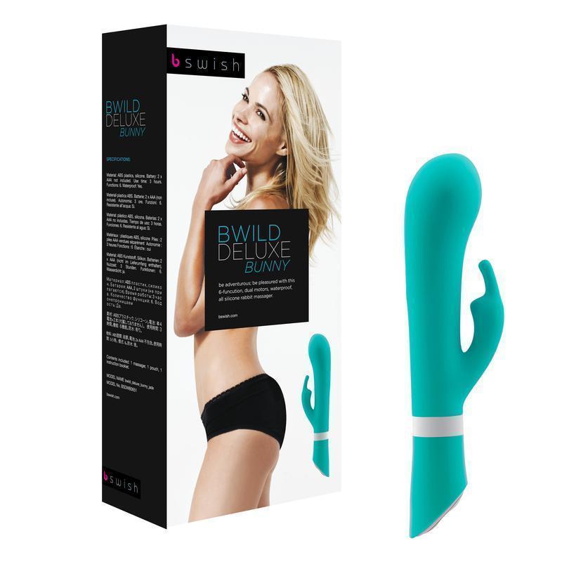 B Swish - Bwild Deluxe Bunny Rabbit Vibrator (Jade) -  Rabbit Dildo (Vibration) Non Rechargeable  Durio.sg