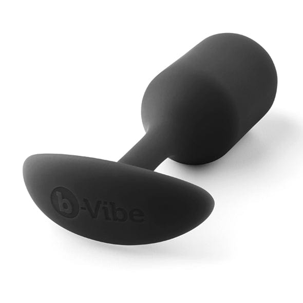 B-Vibe - Snug Plug 2 Weighted Silicone Anal Plug (Black) -  Anal Plug (Non Vibration)  Durio.sg