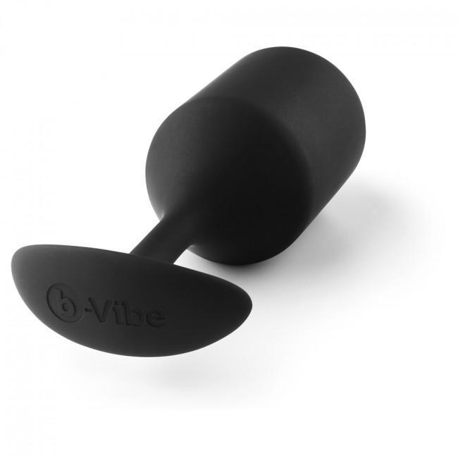 B-Vibe - Snug Plug 4 Weighted Silicone Anal Plug (Black) -  Anal Plug (Non Vibration)  Durio.sg