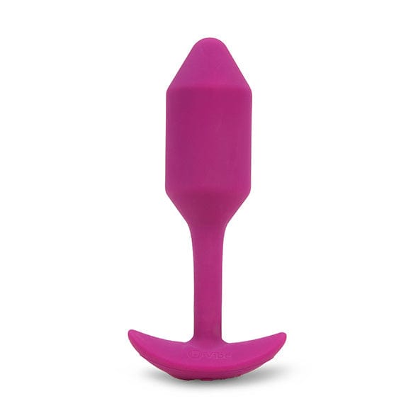 B-Vibe - Vibrating Silicone Weighted Snug Anal Plug M 112 g (Rose) -  Anal Beads (Vibration) Rechargeable  Durio.sg