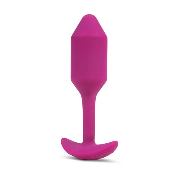 B-Vibe - Vibrating Silicone Weighted Snug Anal Plug M 112 g (Rose) -  Anal Beads (Vibration) Rechargeable  Durio.sg