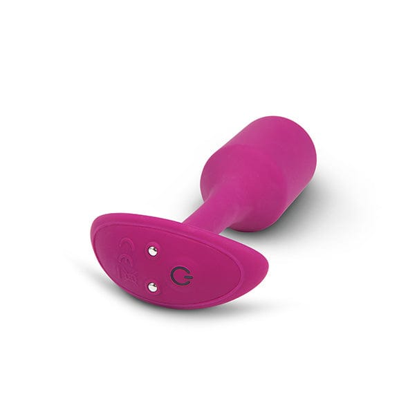 B-Vibe - Vibrating Silicone Weighted Snug Anal Plug M 112 g (Rose) -  Anal Beads (Vibration) Rechargeable  Durio.sg