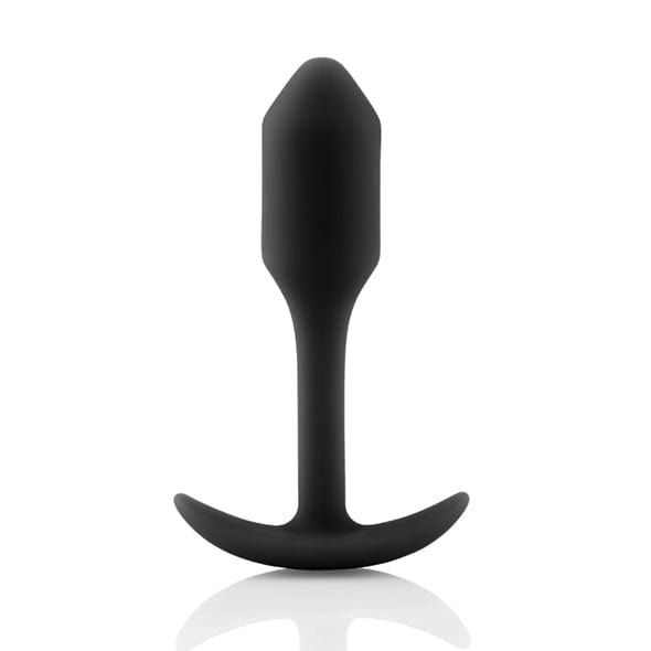 B-Vibe - Weighted Silicone Snug Anal Plug 1 55 g (Black) -  Anal Plug (Non Vibration)  Durio.sg