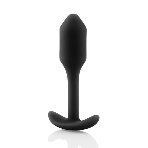 B-Vibe - Weighted Silicone Snug Anal Plug 1 55 g (Black) -  Anal Plug (Non Vibration)  Durio.sg