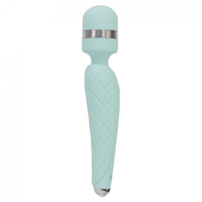 BMS - Pillow Talk Cheeky Luxurious Wand Massager (Blue) -  Wand Massagers (Vibration) Rechargeable  Durio.sg