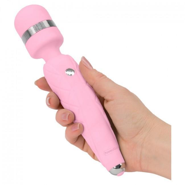 BMS - Pillow Talk Cheeky Luxurious Wand Massager (Pink) -  Wand Massagers (Vibration) Rechargeable  Durio.sg
