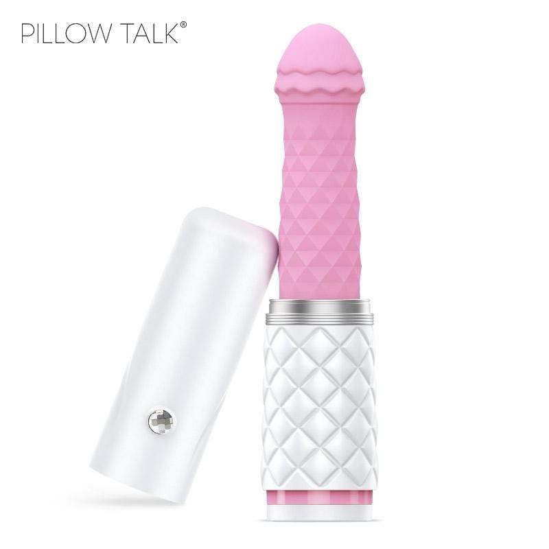 BMS - Pillow Talk Feisty Hands Free Thrusting Sex Machine (Pink) -  G Spot Dildo (Vibration) Rechargeable  Durio.sg