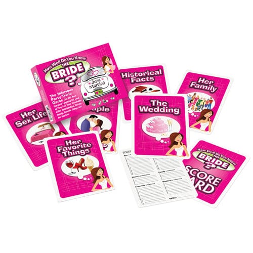 Ball and Chain - How Well Do You Know The Bachelorette Bride Party Trivia Card Game -  Bachelorette Party Novelties  Durio.sg