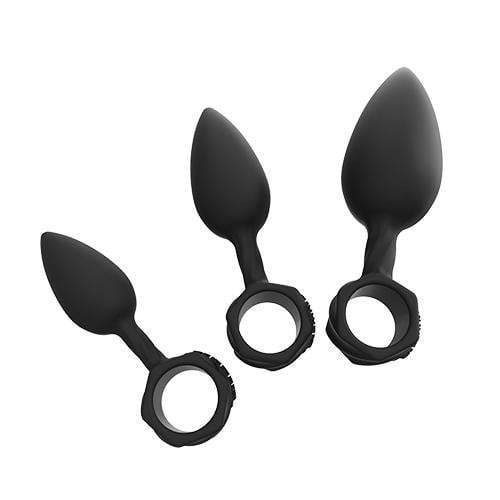 Bathmate - Anal Training Plugs (Black) -  Anal Plug (Non Vibration)  Durio.sg