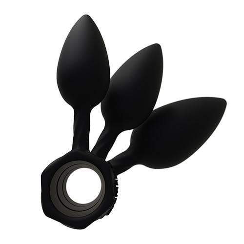 Bathmate - Anal Training Plugs (Black) -  Anal Plug (Non Vibration)  Durio.sg