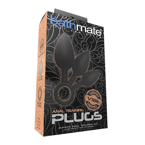Bathmate - Anal Training Plugs (Black) -  Anal Plug (Non Vibration)  Durio.sg