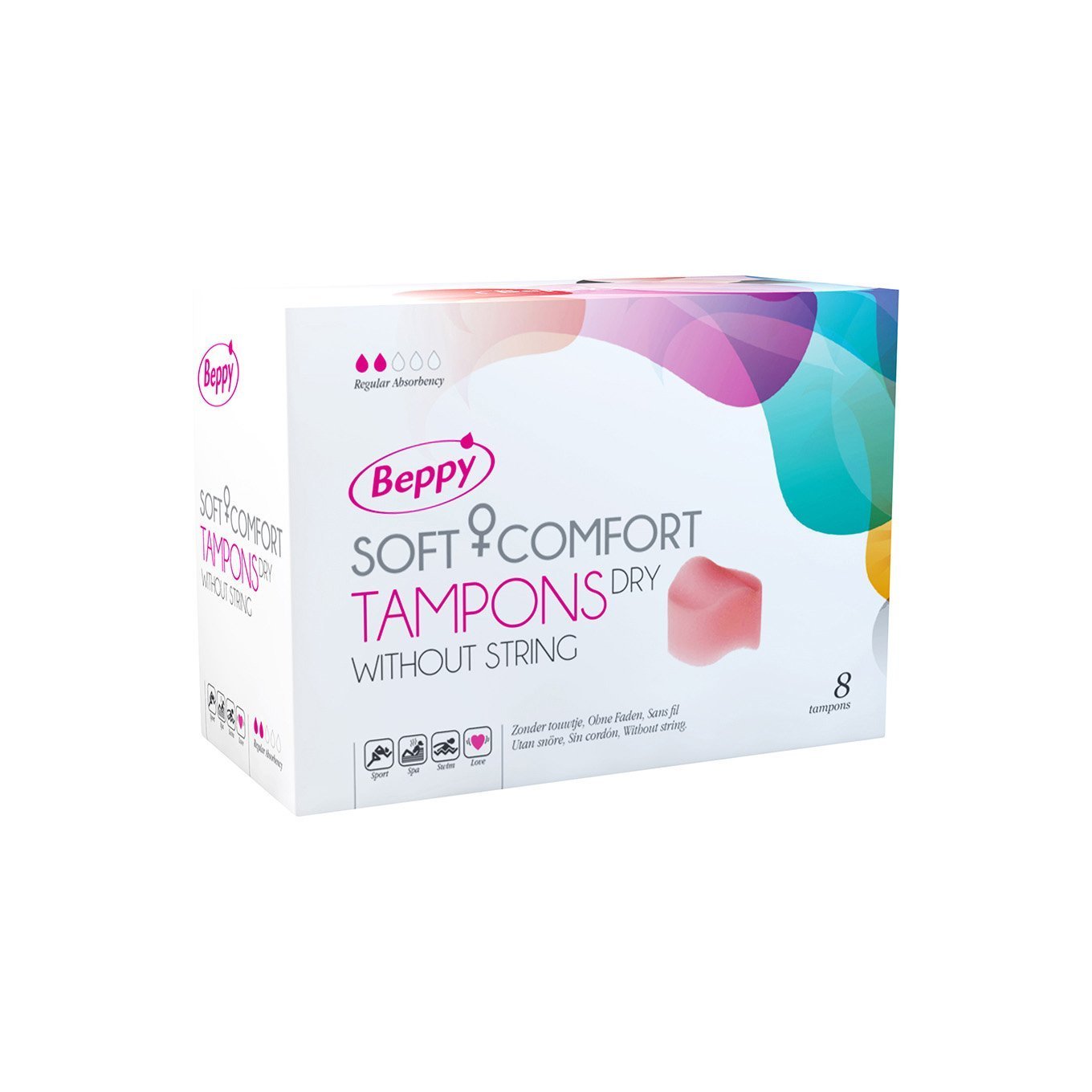 Beppy - Soft Comfort Tampons Without String 8 Pieces (Dry) -  Tampons  Durio.sg