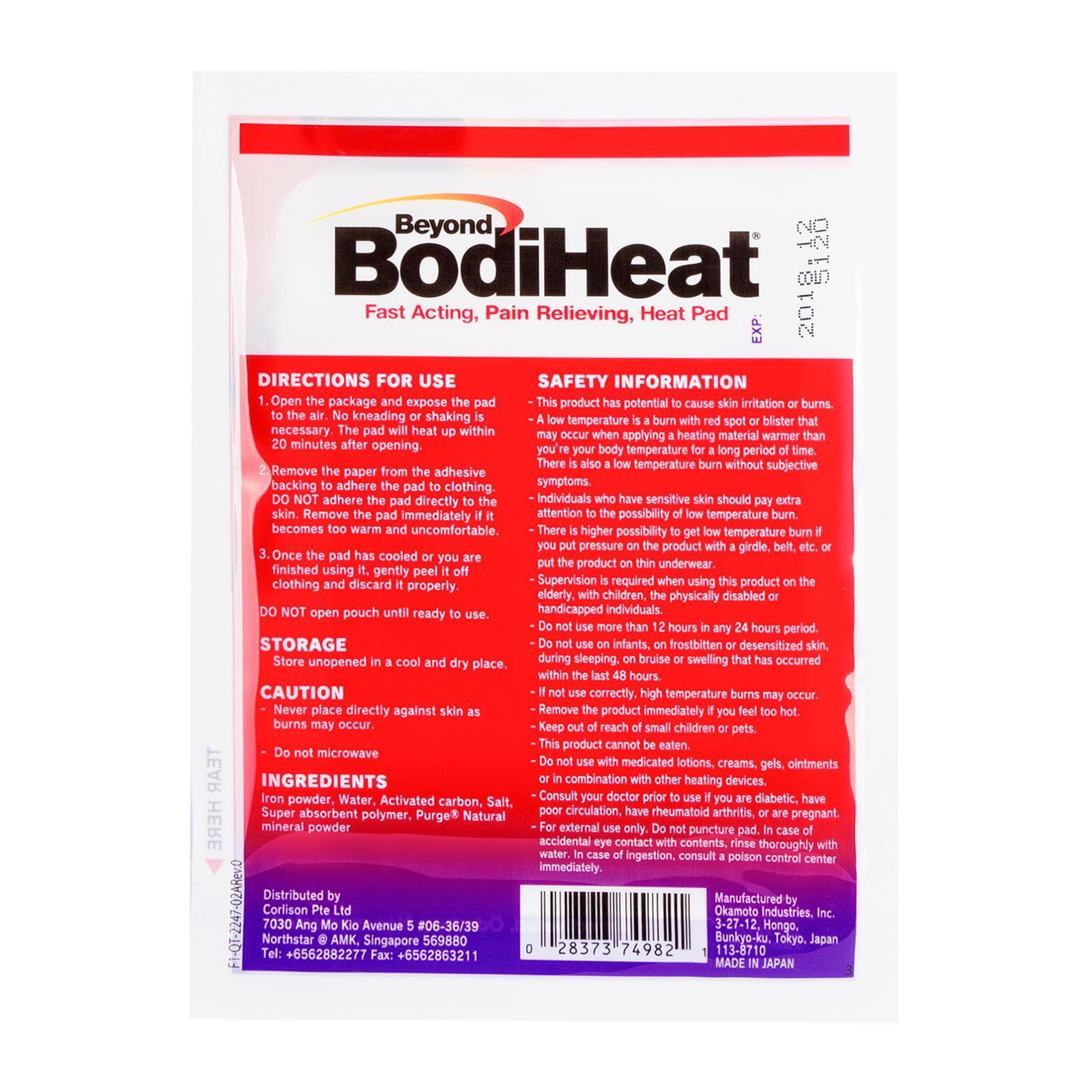 Beyond Bodi Heat - Non Medicated Heat Pack Single (White) -  Body Care  Durio.sg