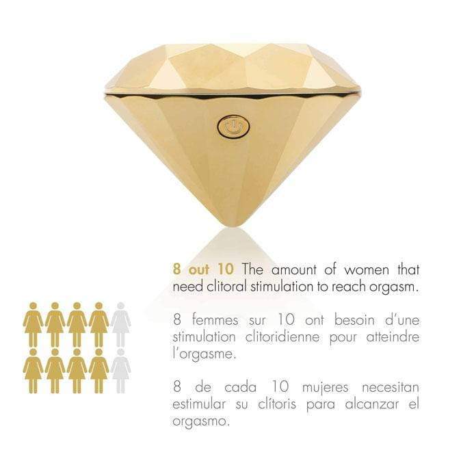 Bijoux Indiscrets - Twenty One Vibrating Diamond Clit Massager -  Clit Massager (Vibration) Rechargeable  Durio.sg