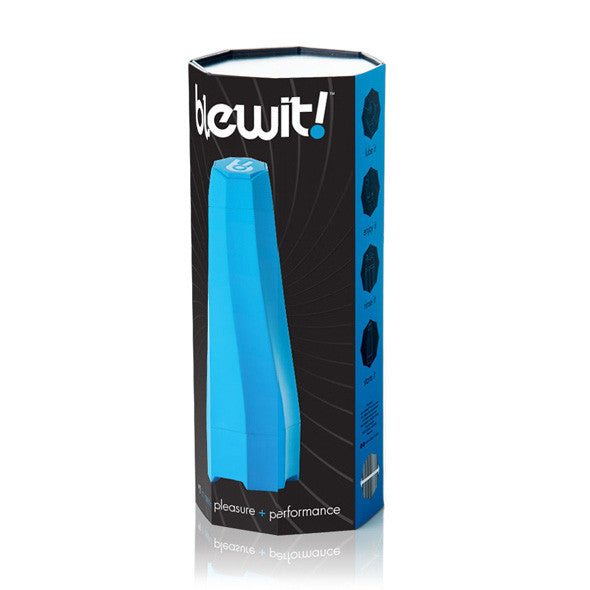 Blewit - Pleasure & Performance Male Masturbator (Blue) -  Masturbator Soft Stroker (Non Vibration)  Durio.sg